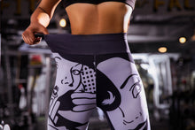 Load image into Gallery viewer, &#39;Squat&#39; Comic Design Leggings / Yoga Pants