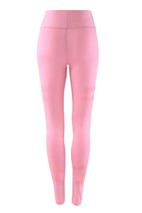 'Sophia' Striped High Waisted Leggings / Yoga Pants