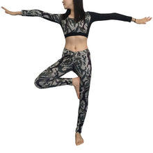 Load image into Gallery viewer, &#39;Guerrilla&#39; 2 Piece Workout Set - Crop Top &amp; Leggings