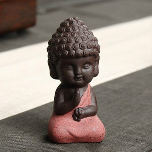 Ceramic Mini Buddha Desk Statue