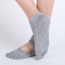 Load image into Gallery viewer, Yogi Yard 5 Toe Grippy Yoga Socks