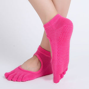 Yogi Yard 5 Toe Grippy Yoga Socks