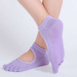 Yogi Yard 5 Toe Grippy Yoga Socks