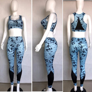 'Caspian' 2 Piece Gym Set - Sports Bra & Leggings