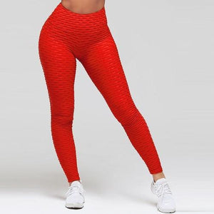 'Chimera' Womens Scrunch Textured Leggings / Yoga Pants