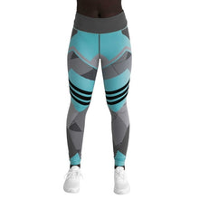 Load image into Gallery viewer, &#39;Glacier&#39; Patterned Leggings / Yoga Pants