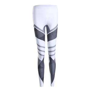 'Glacier' Patterned Leggings / Yoga Pants