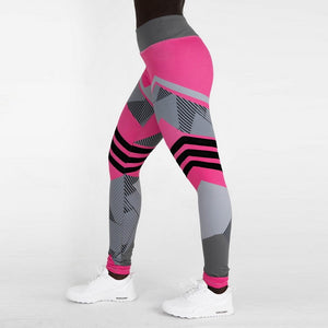 'Glacier' Patterned Leggings / Yoga Pants