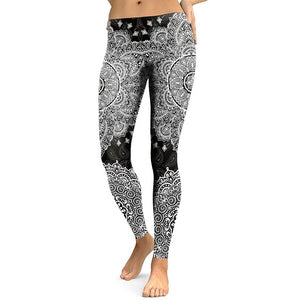 'Aditi' Mandala Print Leggings / Yoga Pants