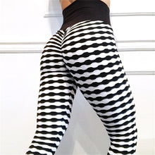 Load image into Gallery viewer, Zebra Stripe Textured Scrunch Leggings / Yoga Pants
