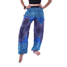 Load image into Gallery viewer, &#39;Flower Child&#39; High Waisted Harem Pants - Elasticated &amp; Draw String