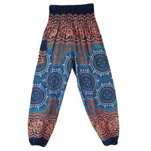 Load image into Gallery viewer, &#39;Flower Child&#39; High Waisted Harem Pants - Elasticated &amp; Draw String