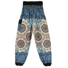 Load image into Gallery viewer, &#39;Flower Child&#39; High Waisted Harem Pants - Elasticated &amp; Draw String