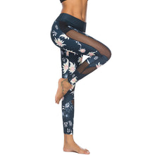 Load image into Gallery viewer, &#39;Cassini&#39; Floral Mesh Leggings / Yoga Pants