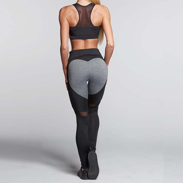 'Venus' Mesh Pattern Leggings / Yoga Pants